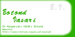 botond vasari business card