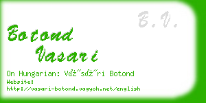 botond vasari business card